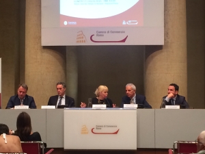 Confcommercio Antonella ciuffini moderatrice evento
